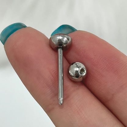 Surgical Steel 14 Gauge Tongue Barbell with Pot Leaf Marijuana Flag - photo 2
