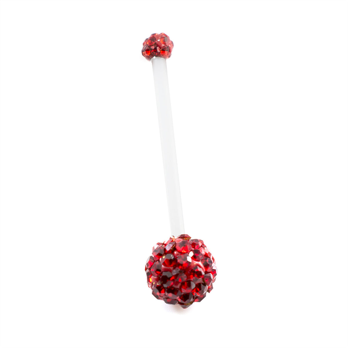 Bio-Flex Long Pregnancy Belly 14 Gauge 1-1/2" (38 mm) & Ferido Ball - Kruelty - Photo 2