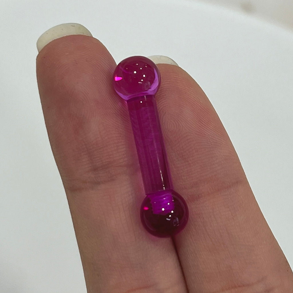UV Acrylic 4 Gauge Straight Barbell