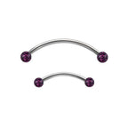 Titanium 16 Gauge Ferido Ball Snake Eyes Tongue Barbell