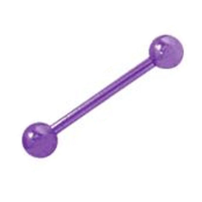 Titanium 14 Gauge Colored Straight Barbell with 5mm Ball - 1/2 Inch - photo 6