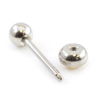 Surgical Steel 14 Gauge Tongue Barbell Ring with Pussy Logo - View 2