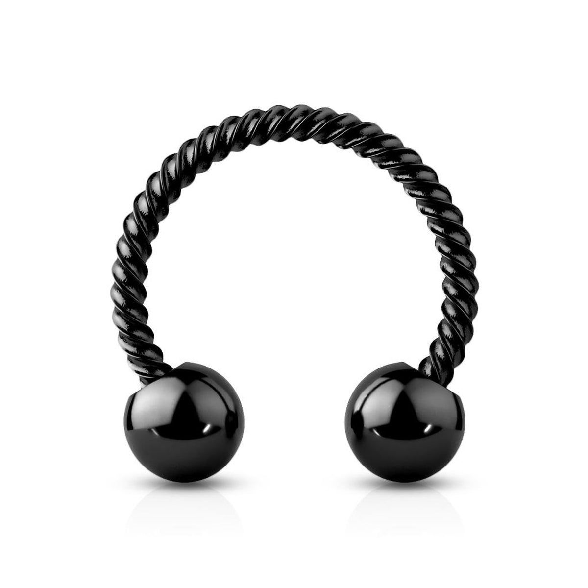 Surgical Steel 14 & 16 Gauge Twisted Rope Circular Barbell - photo 9