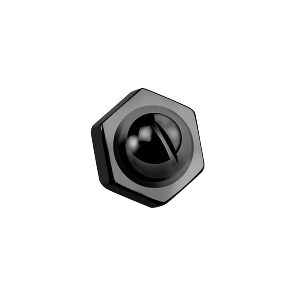 Surgical Steel 16 Gauge Hexagon Screw Nut Dermal Top