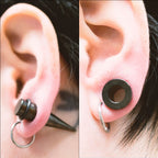 Black PVD Surgical Steel 14 to 00G Tapers & Screw Tunnels - 36 Pack