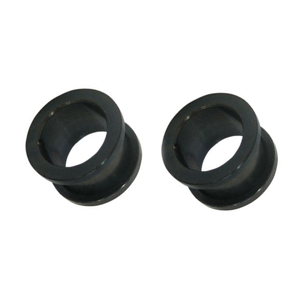 Surgical Steel 5/8 Inch Black PVD Screw Fit Tunnels - Pair
