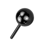Titanium Push In Threadless Solid Color Replacement Ball