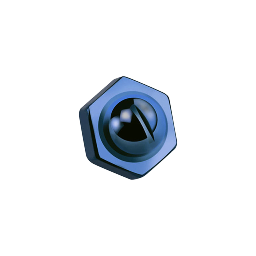 Surgical Steel 16 Gauge Hexagon Screw Nut Dermal Top