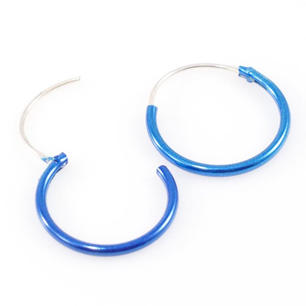Surgical Steel 22 Gauge Hinged Clicker Hoop 1/2 Inch with PVD Color - photo 9