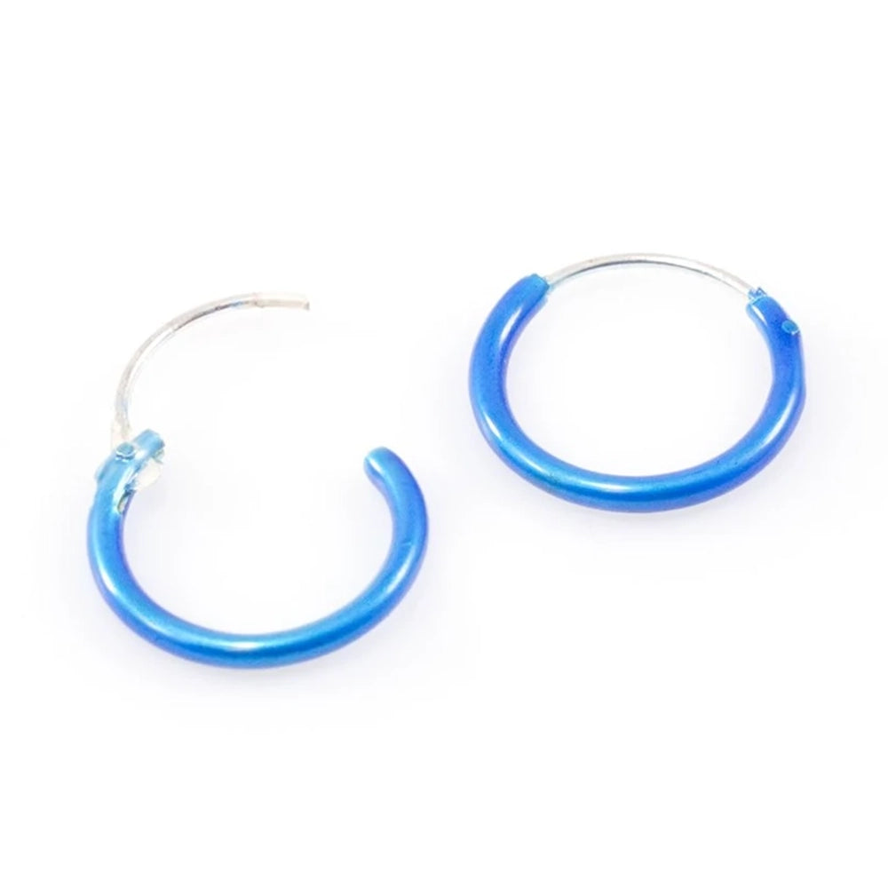 Surgical Steel 22 Gauge Hinged Clicker Hoop 3/8 Inch with PVD Color - photo 4