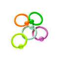 Surgical Steel Captive Bead Rings UV Colors 14 Gauge 8mm - 5 Pack