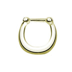 Surgical Steel 16 Gauge Septum Clicker Hoop Nose Rings with U Shape - photo 4