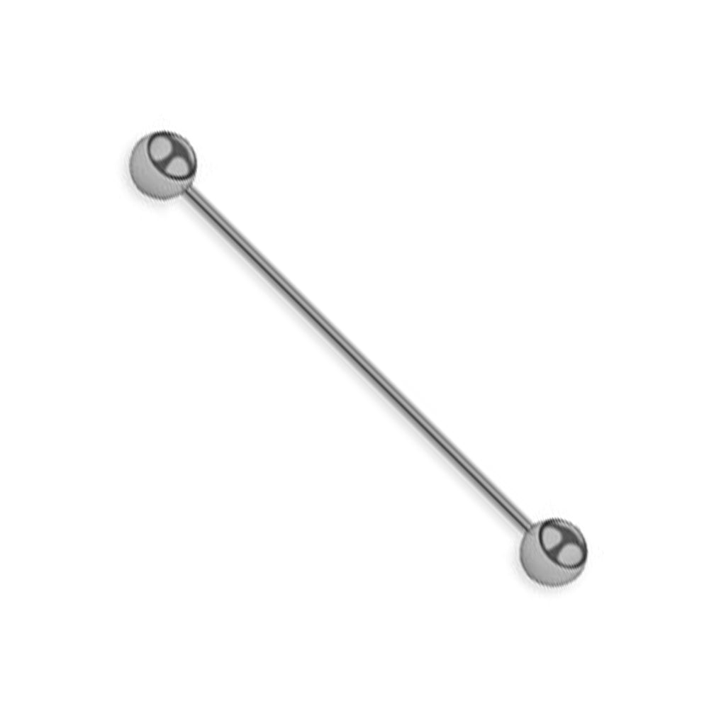 Surgical Steel PVD Industrial Barbell 16 Gauge 38mm - 5 Colors - photo 2