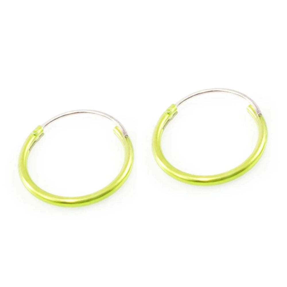 Surgical Steel 22 Gauge Hinged Clicker Hoop 1/2 Inch with PVD Color - photo 6