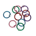 PVD Surgical Steel 14 Gauge Captive Bead Rings 12mm - 12 Pack