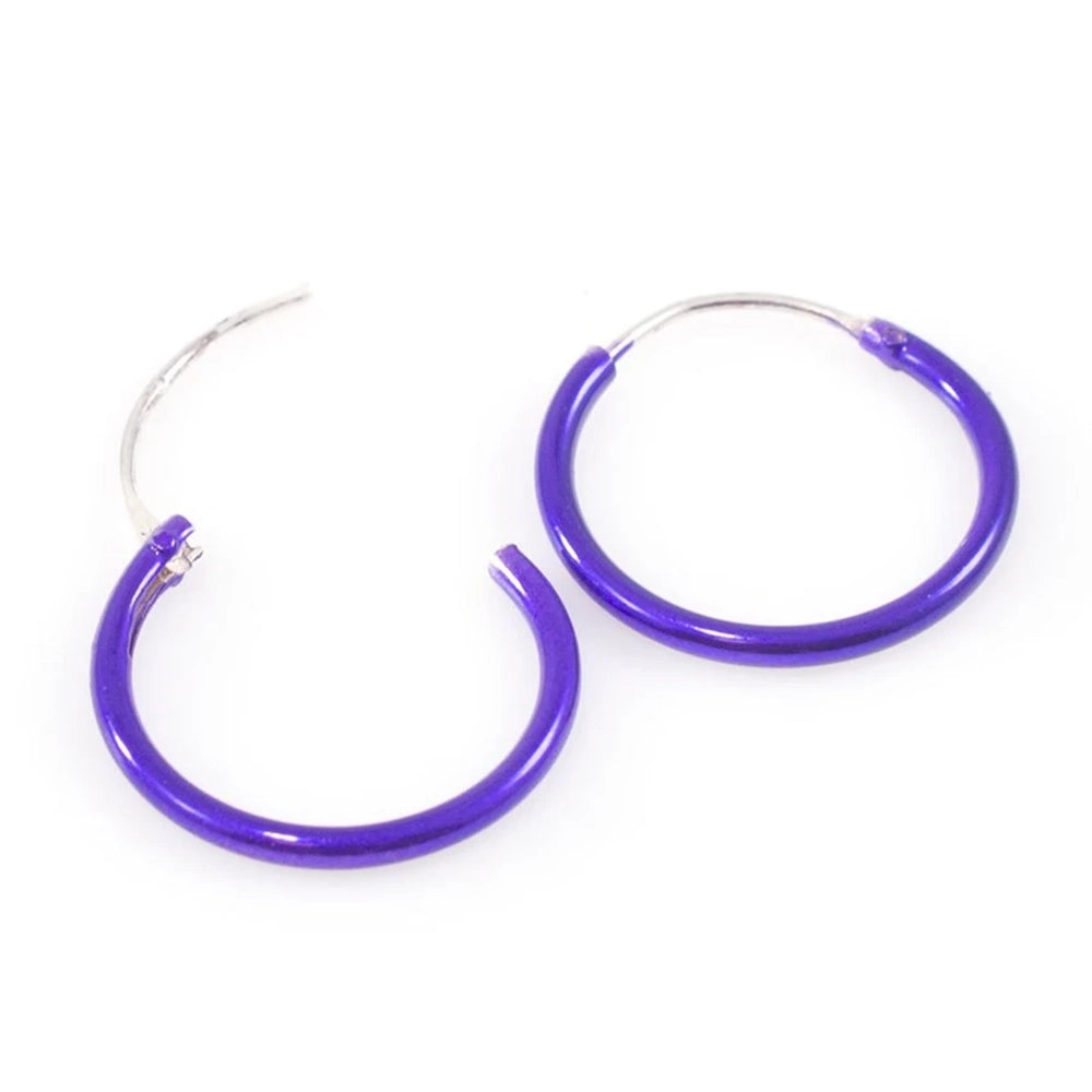 Surgical Steel 22 Gauge Hinged Clicker Hoop 1/2 Inch with PVD Color - photo 4