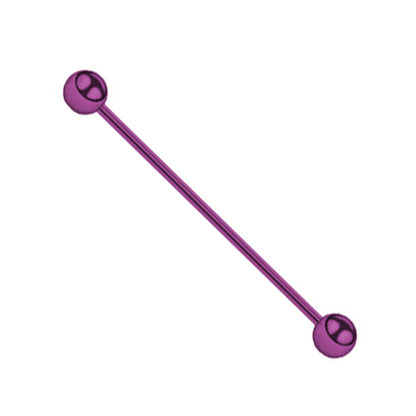 Surgical Steel PVD Industrial Barbell 16 Gauge 32mm - 4 Colors - photo 4