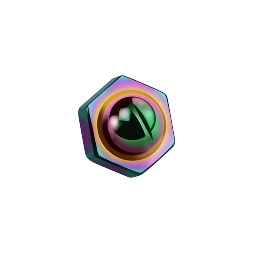 Surgical Steel 16 Gauge Hexagon Screw Nut Dermal Top
