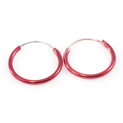 Surgical Steel 22 Gauge Hinged Clicker Hoop 1/2 Inch with PVD Color - photo 3