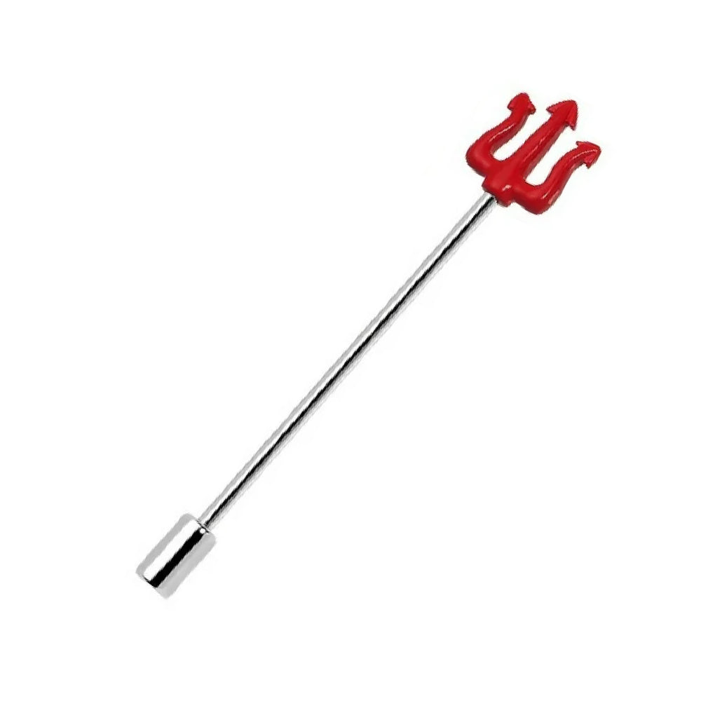 Surgical Steel 14 Gauge Industrial Barbell with Pitchfork Trident - photo 7