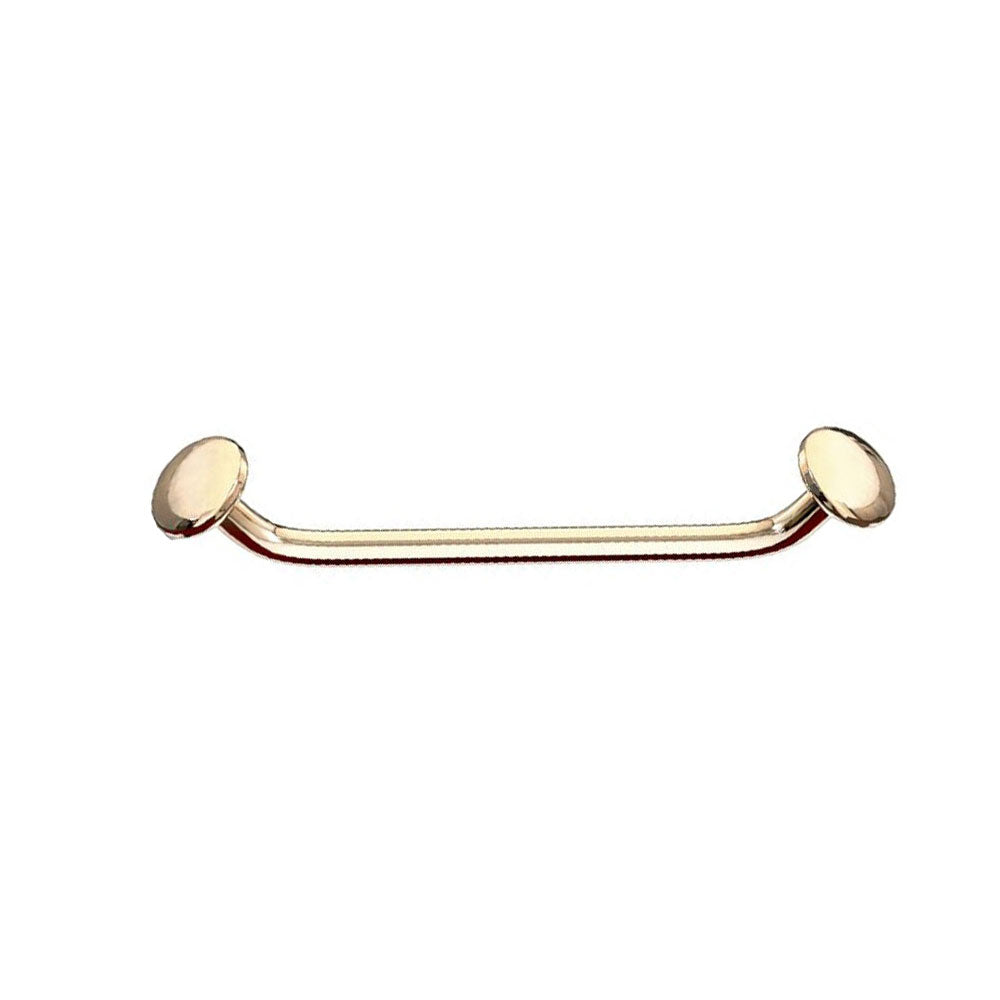Surgical Steel 16 Gauge Surface Barbell 45 Degree Flat Disc Staple - photo 2