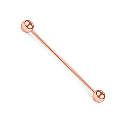 Surgical Steel PVD Industrial Barbell 16 Gauge 38mm - 5 Colors - photo 5