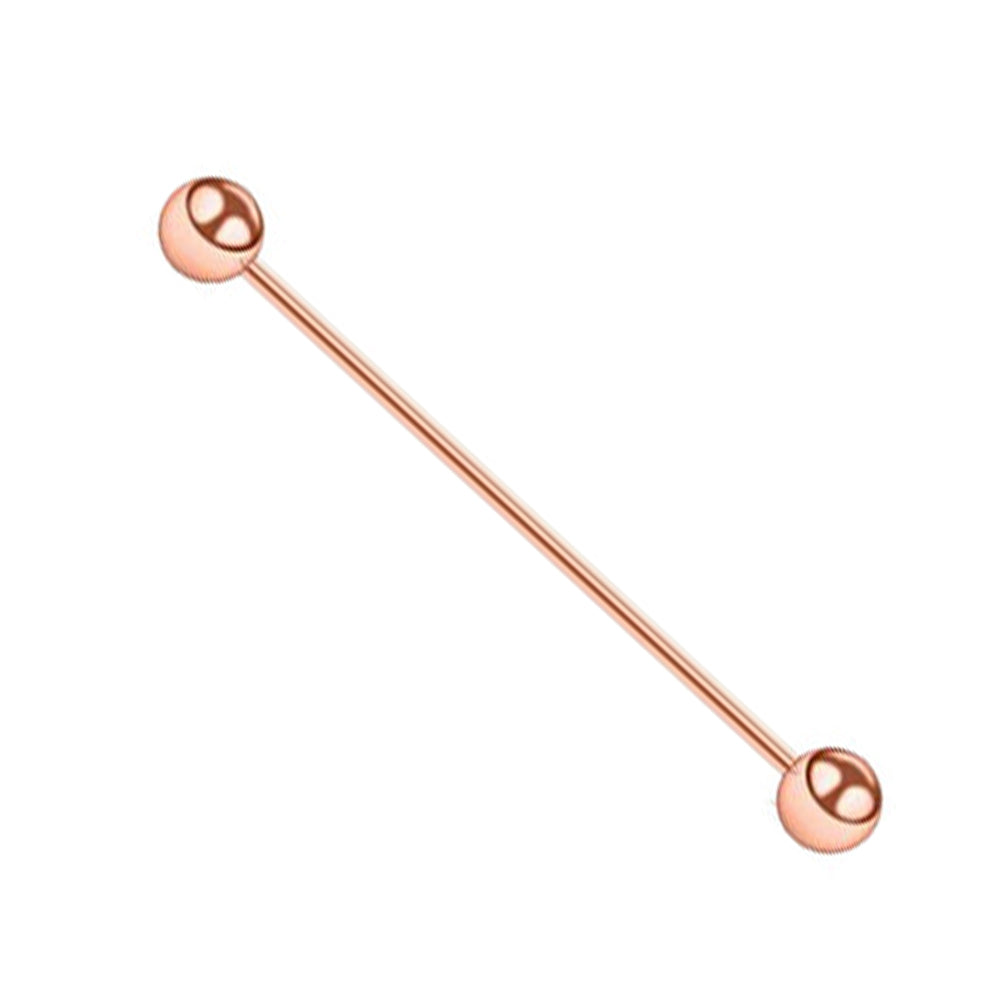 Surgical Steel PVD Industrial Barbell 16 Gauge 32mm - 4 Colors - photo 2