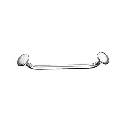 Surgical Steel 16 Gauge Surface Barbell 45 Degree Flat Disc Staple - photo 4