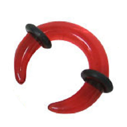 Acrylic 6 Gauge Septum Pincher Tapers Ear Gauges with UV Glow - Pair - photo 3
