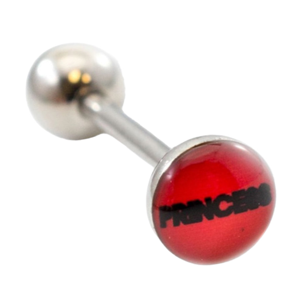 Surgical Steel 14 Gauge Tongue Barbell with Princess Logo - photo 6
