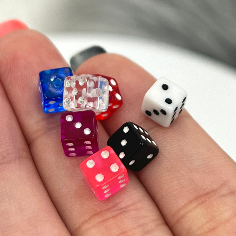 Acrylic 14 Gauge Replacement Dice Bead - photo 3