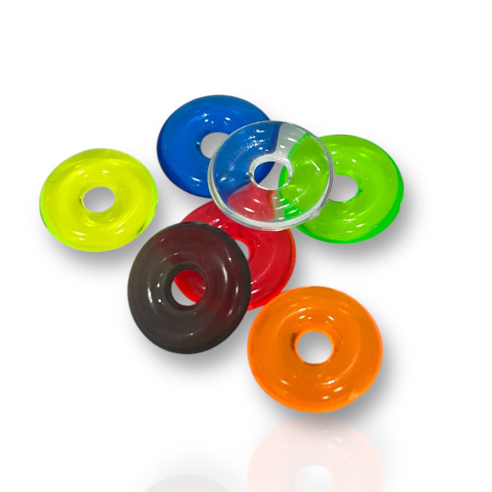 Acrylic 14 Gauge UV Glow Replacement Donut Beads