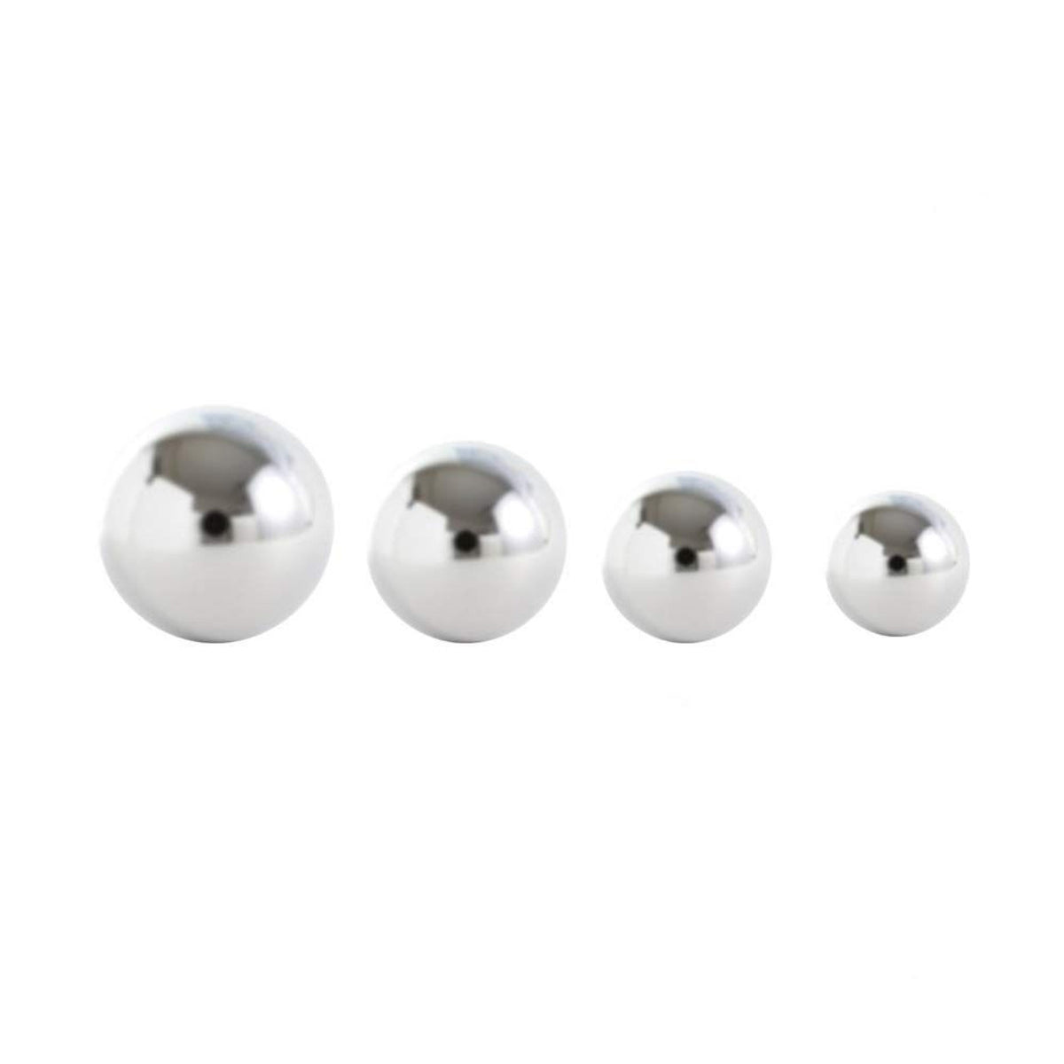 Surgical Steel Screw Balls 18 to 14 Gauge Externally Threaded - Kruelty
