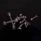 Bioflex Clear Piercing Retainers - 10 Pack