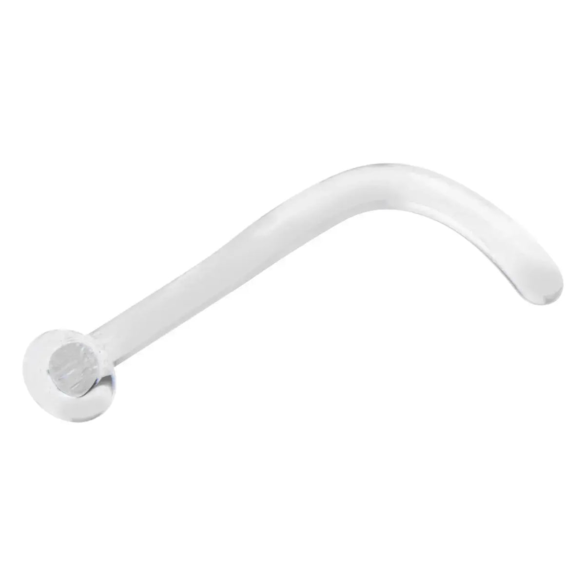 Clear Pyrex Glass 20 & 18 Gauge Screw Stud Retainer - 5/16 Inch - photo 5