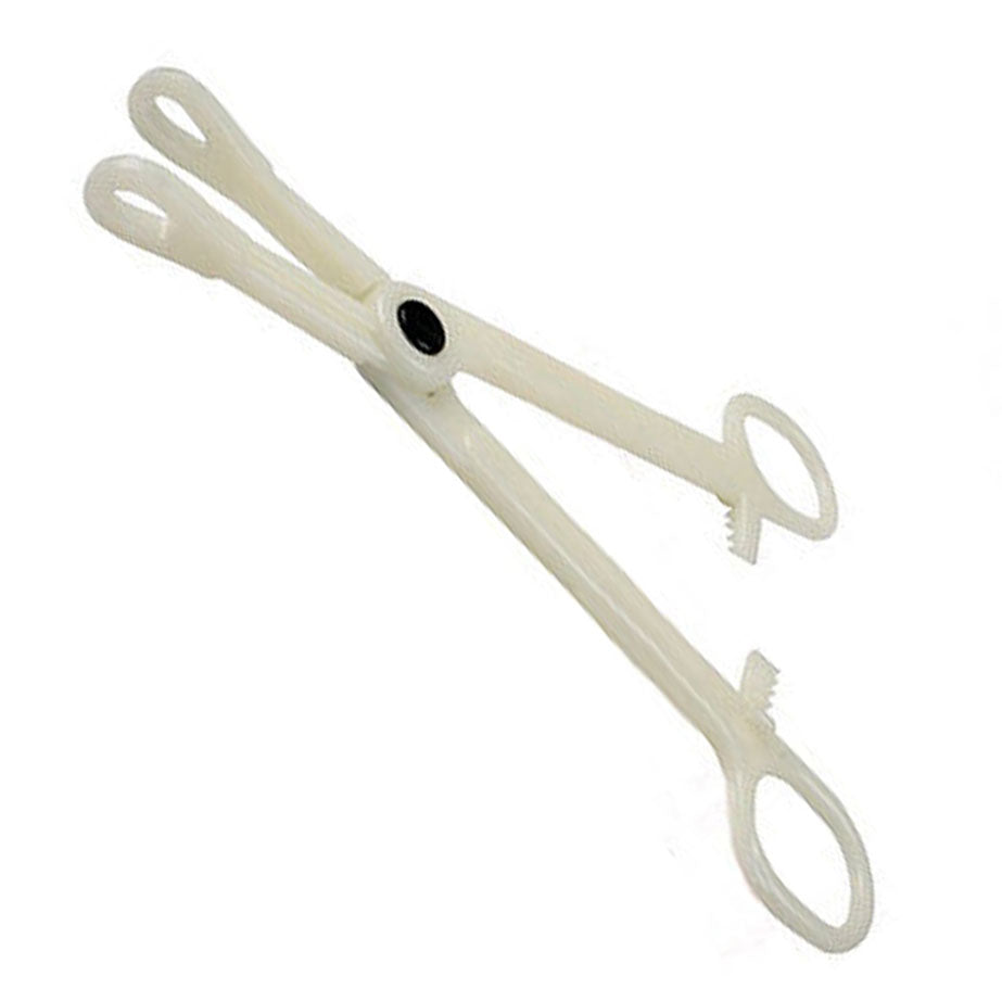 Nylon Disposable Round Open Forceps Piercing Plier - Pre Sterilized