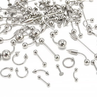 Surgical Steel Body Pack 14 Gauge Mixed Length Style - 20 Pack - Kruelty - Photo 3