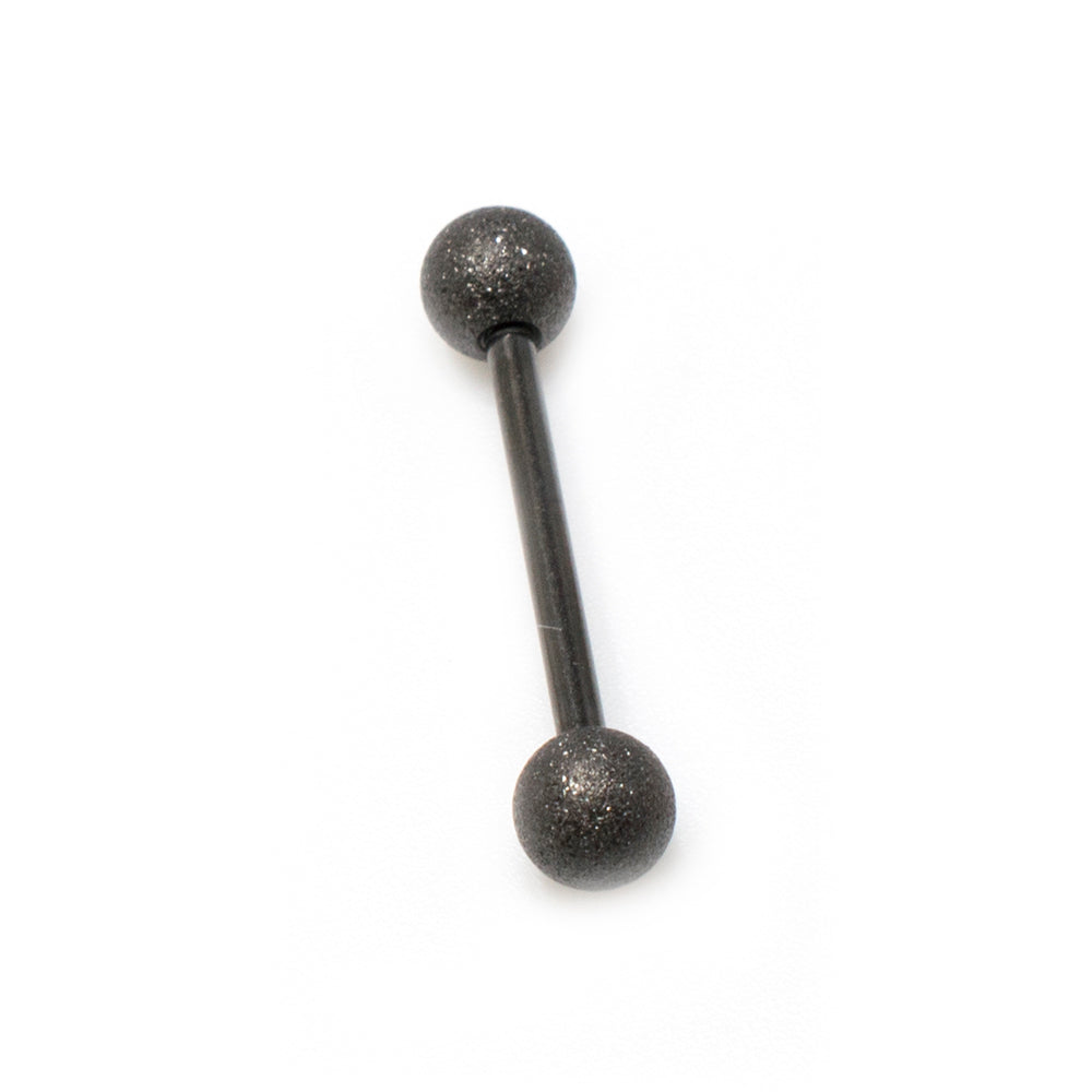 Surgical Steel 14 Gauge Sand Finish Barbell with Ball Ends - photo 7