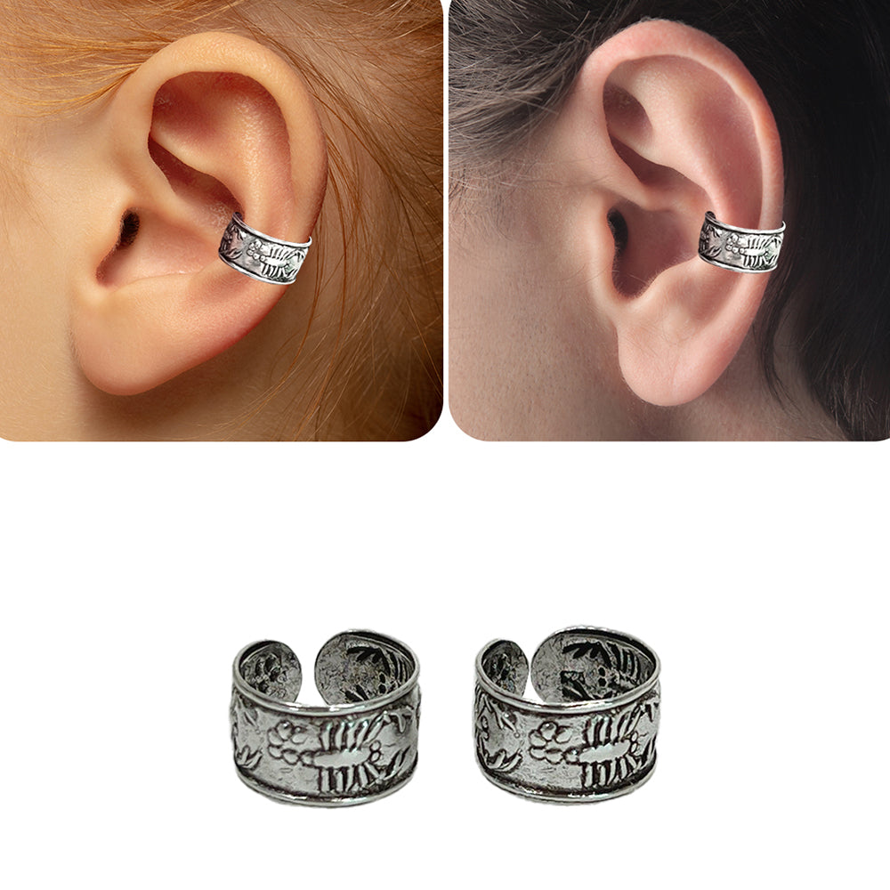 .925 Sterling Silver Scorpion Ear Cuff Earring