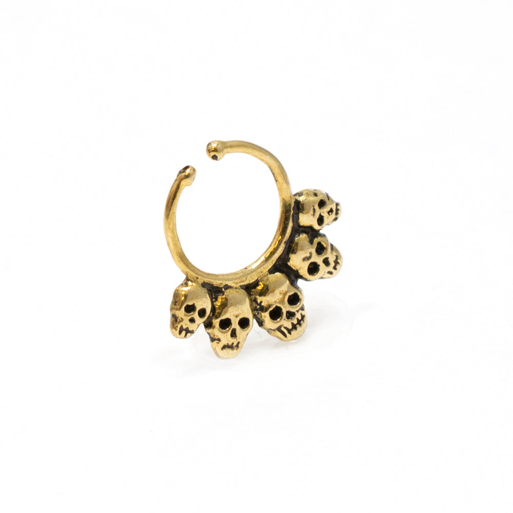 Yellow Brass Casted Septum Ring