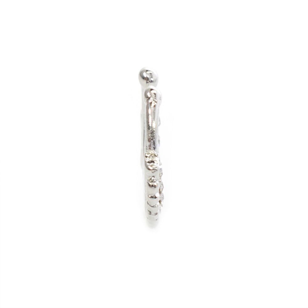 Surgical Steel Non Piercing Septum Hanger with Multiple CZ Gems - photo 10
