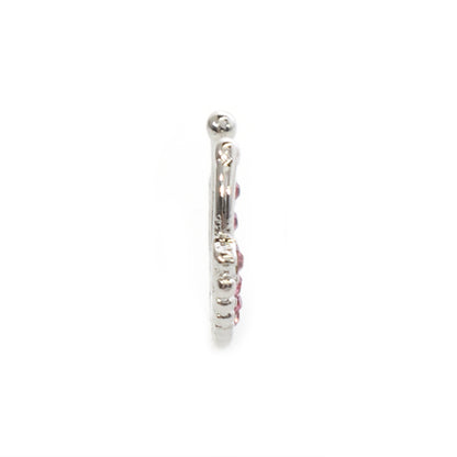 Surgical Steel Non Piercing Septum Hanger with Multiple CZ Gems - photo 11