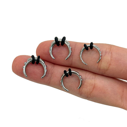 Surgical Steel Ridged Edge Septum Pincher 8 to 14 Gauge 10mm & 12mm - photo 3