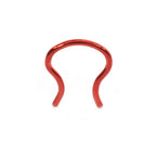 Titanium Plated 16 Gauge Septum Retainer