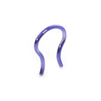 Titanium Plated 16 Gauge Septum Retainer