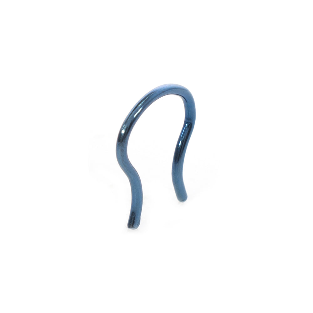 Titanium Plated 16 Gauge Septum Retainer