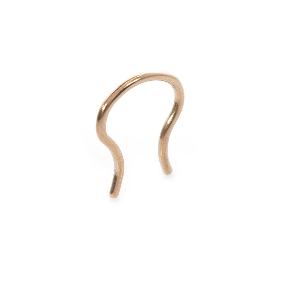 Titanium Plated 16 Gauge Septum Retainer