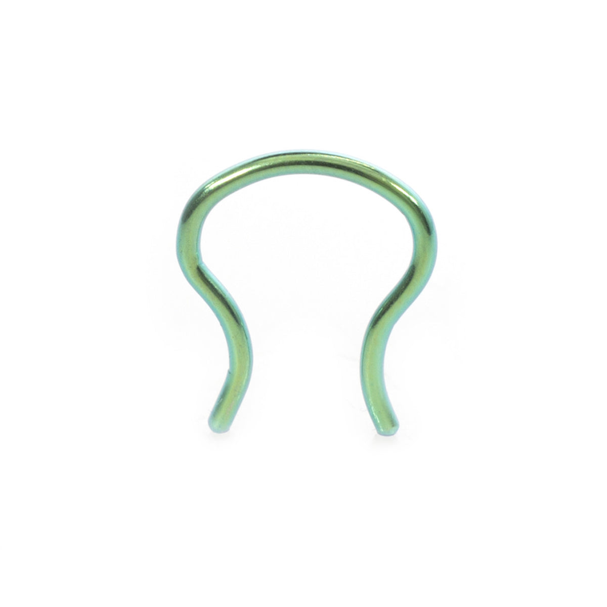 Surgical Steel Anodized Titanium Septum Ring Retainer 16 Gauge U Shape - Kruelty - Photo 8