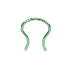 Titanium Plated 16 Gauge Septum Retainer