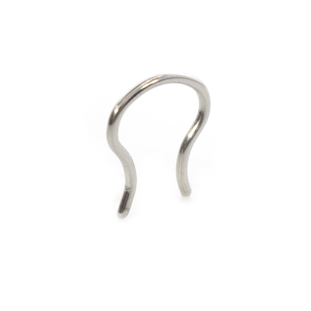 Titanium Plated 16 Gauge Septum Retainer